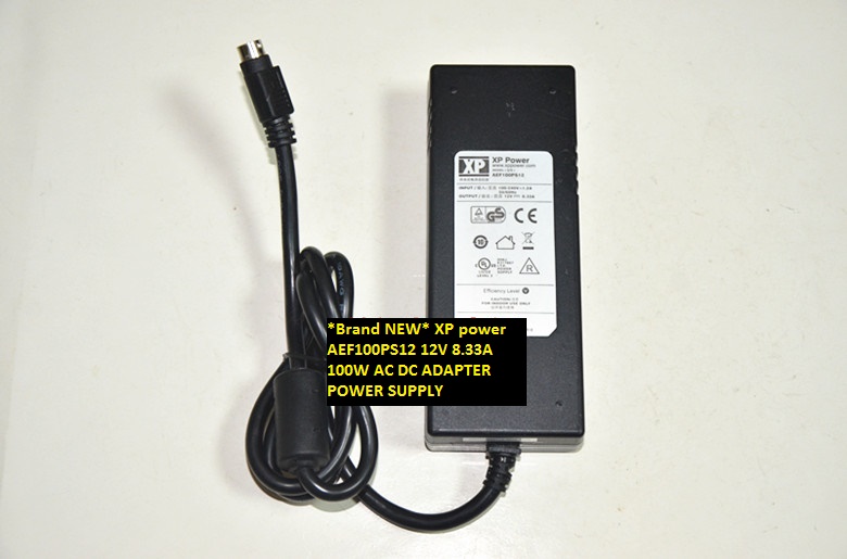 *Brand NEW*XP power 100W AEF100PS12 12V 8.33A AC DC ADAPTER POWER SUPPLY
